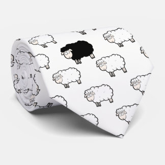 Fun Black Sheep of the Family Novelty Stropdas