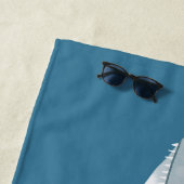 Fun Black Tipped Reef Shark Strandlaken (In situ)