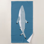 Fun Black Tipped Reef Shark Strandlaken (Voorkant)