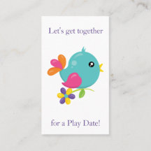 Fun Blue bird Playdate