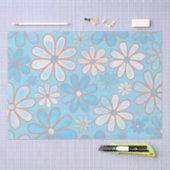 Fun Blue Daises. Tissuepapier (Craft)