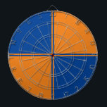 Fun Blue & Orange Dartboard  Dartbord<br><div class="desc">a fun dartboard!</div>