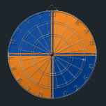 Fun Blue & Orange Dartboard  Dartbord<br><div class="desc">a fun dartboard!</div>