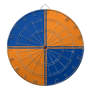 Fun Blue & Orange Dartboard  Dartbord