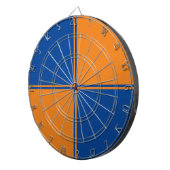Fun Blue & Orange Dartboard  Dartbord (Voorkant Rechts)