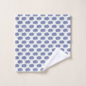 Fun Blue Rain Wolken Patroon Bad Handdoek (Wasdoekje)