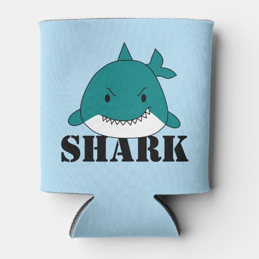 Fun Blue Shark Blikjeskoeler (Voorkant)