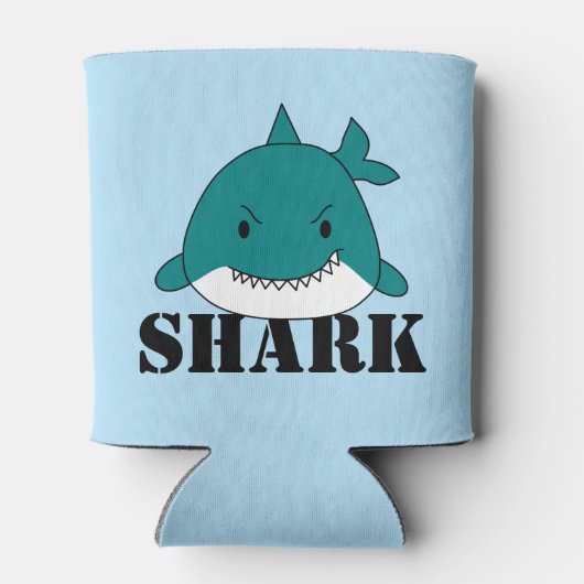 Fun Blue Shark Blikjeskoeler (Achterkant)