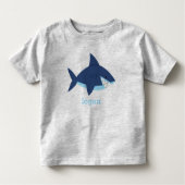 Fun Blue Shark Kinder Shirts (Voorkant)