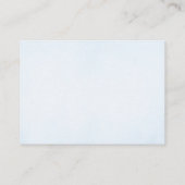 Fun Blue Snoep Guessing Baby shower Game Stars Informatiekaartje (Achterkant)