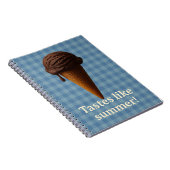 Fun Blue Spiral School Notebook Notitieboek (Rechterzijde)