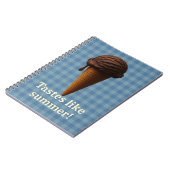 Fun Blue Spiral School Notebook Notitieboek (Linkerzijde)