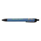 Fun Blue Video Game Gepersonaliseerd Zwarte Inkt Pen (Bodem)