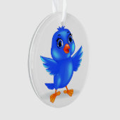 Fun Bluebird of Happiness 3 Ornament (voorkant)