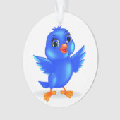 Fun Bluebird of Happiness 3 Ornament (voorkant)