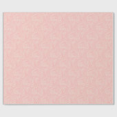 Fun Blush Pink Tiger Stripe Patroon Cadeaupapier (Vlak)