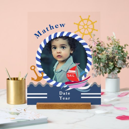 Fun Boats Foto transparant Acryl Bord (Huwelijk)