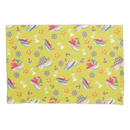 Fun Boats Green Blauwgroen Kussensloop