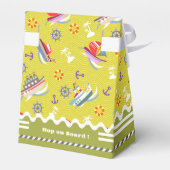 Fun Boats Green Favor Box Bedankdoosjes (Achterkant)