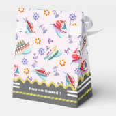 Fun Boats White Favor Box Bedankdoosjes (Achterkant)