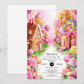 Fun Boho Candyland Verjaardag Kaart (Voorkant / Achterkant)