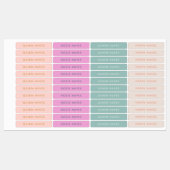 Fun Boho Colors Name Labels (Vel)