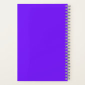 Fun Boho Paarse Roze Droom Catcher Meisje Waterver Notitieboek (Achterkant)