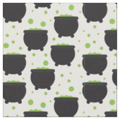 Fun Boiling Witches Cauldron Pattern Stof (Close Up)