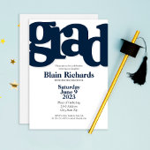 FUN BOLD Afstudeerfeest Uitnodiging