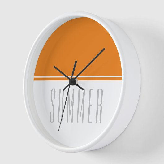 Fun Bold Bright Oranje White Slim SUMMER-tekst (Hoek)