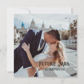 Fun Bold Modern Colorful Vrijgezellenfeest Kaart (Achterkant)