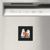 Fun Boo Ghost Scary Ik heb een Rock Halloween Magneet (Insitu (Vaatwasser))