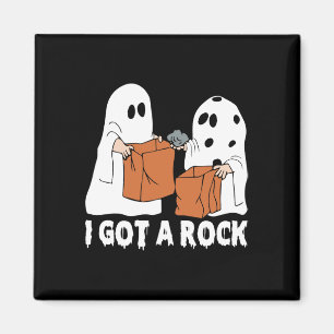 Fun Boo Ghost Scary Ik heb een Rock Halloween Magneet