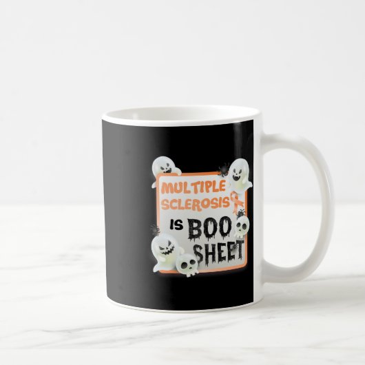 Fun Boo Halloween Ghost MS Multiple Sclerose is B Koffiemok (Rechts)