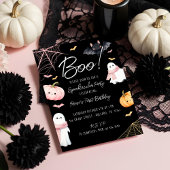 Fun Boo! Spooktacular Halloween Birthday Party Kaart