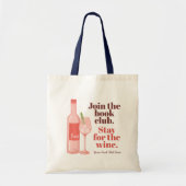 Fun Book Club Canvas tas (Voorkant)