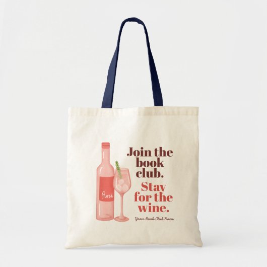 Fun Book Club Canvas tas (Voorkant)