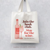 Fun Book Club Canvas tas
