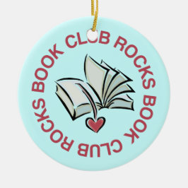 Fun Book Club Rocks leest ornament Gift