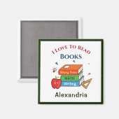 Fun Books die ik graag voor het kind lees Magneet (Voorkant / Achterkant)