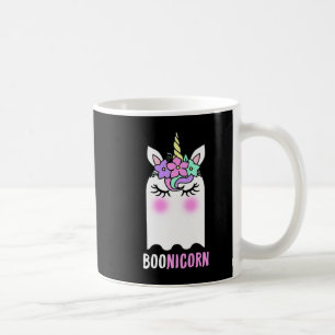 Fun Boonicorn Gift Ghost Unicorn Boo Retro Hwe Koffiemok