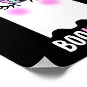 Fun Boonicorn Gift Ghost Unicorn Boo Retro Hwe Poster (Hoek)