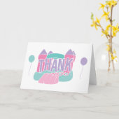 Fun Bounce House pastel Kaart (Gele Bloem)