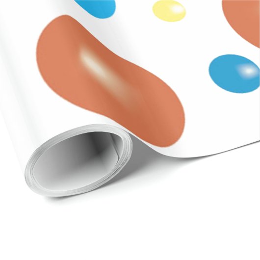 Fun Bouncing Balls Wrapping Paper Cadeaupapier (Rol Hoek)