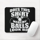 Fun Bowling Ball - Gag Gift Bowling voor mannen Muismat (Met muis)
