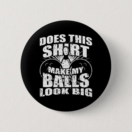 Fun Bowling Ball - Gag Gift Bowling voor mannen Ronde Button 5,7 Cm (Voorkant)