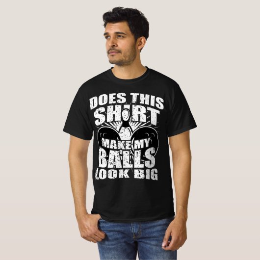 Fun Bowling Ball - Gag Gift Bowling voor mannen T-shirt (Voorkant volledig)