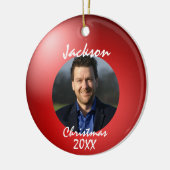 Fun Bowling Ball-kerstkeramiek Keramisch Ornament (Links)