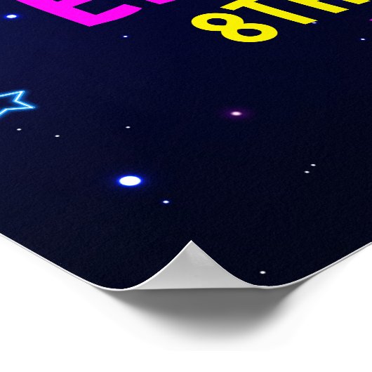 Fun Bowling Birthday Girl Poster (Hoek)