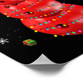 Fun Bowling for Boys Girls Kerstmis Snowman Bowl Poster (Hoek)